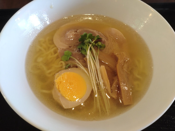 「塩ラーメン650円」@渡利食堂の写真