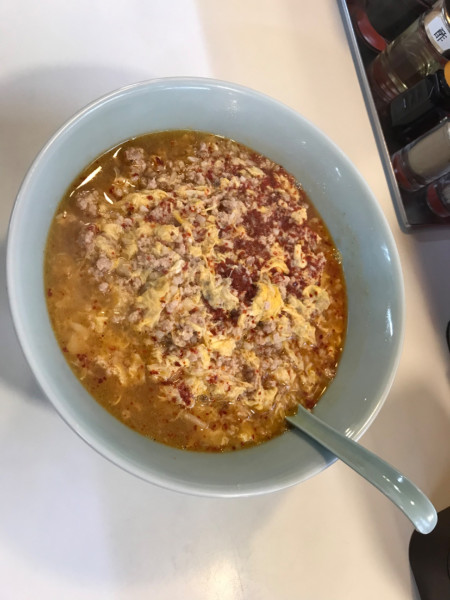 「タンタンメン 中辛 麺大盛り 1,000円」@中華タンタンメン本舗 きんけの写真