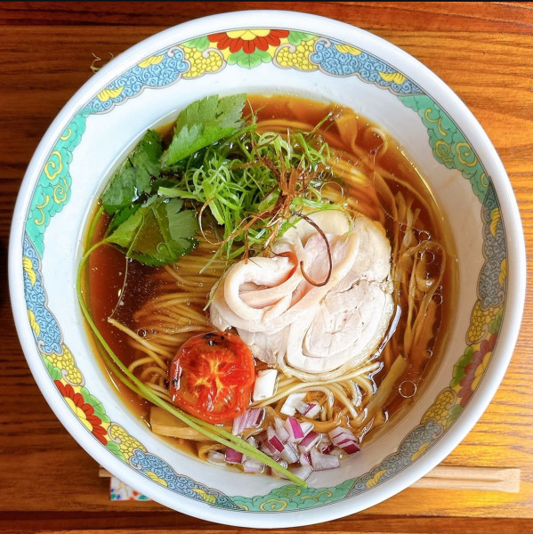 「鶏醤油soba」@渋谷中華そば saji.の写真