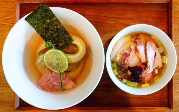 「味玉 昆布水つけめん ちょい肉増し 塩（並）」@YOKOKURA STOREHOUSEの写真