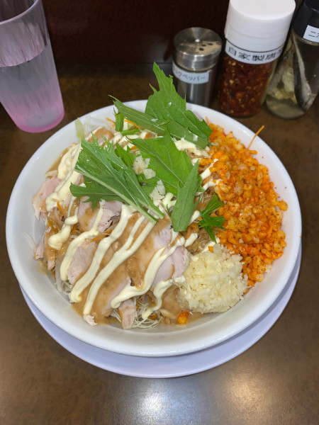 「男気冷やし中華野菜マシ¥1,100円(限定②)」@らーめんまるはち 大垣店の写真