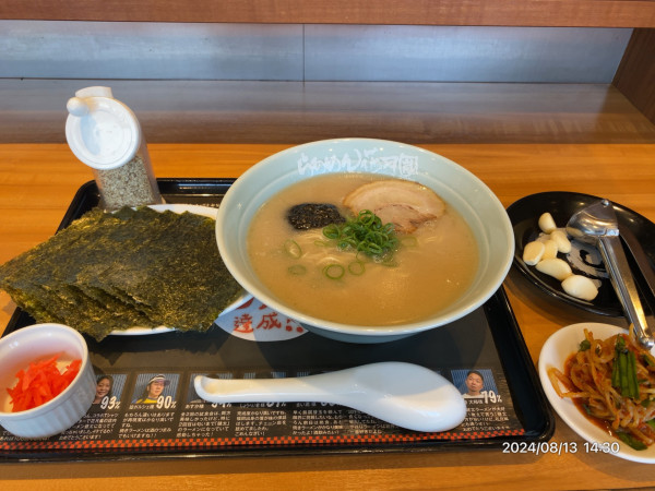 「博多ラーメン健太 無限替え玉」@らあめん花月嵐 八潮駅前店の写真