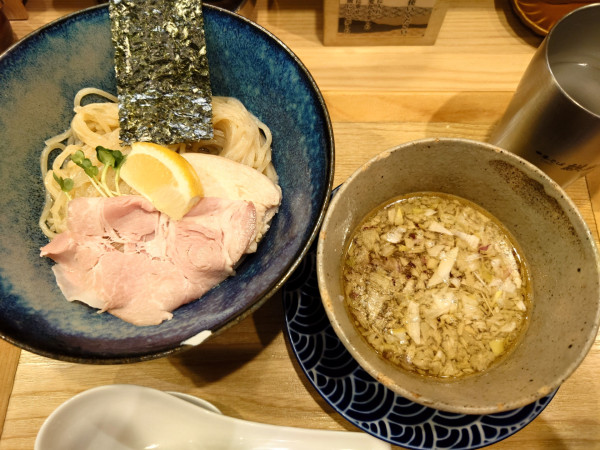 「鰹昆布水つけそば汐(1000円)」@中華そば 麒麟の写真