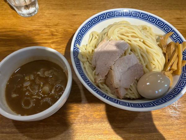 「濃厚煮卵つけ麺」@神保町 可以の写真
