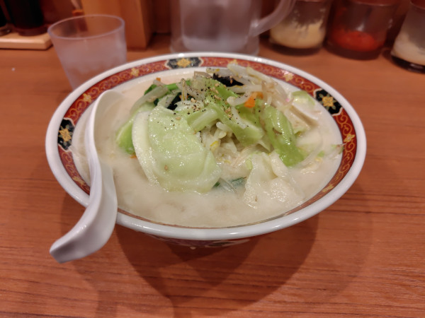 「濃厚タンメン¥890餃子¥390」@タンメン亭 新百合ヶ丘店の写真