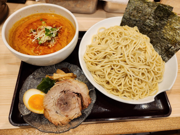 「特製つけ麺 担々(ピリ辛)中盛」@麺や ぱんだの写真