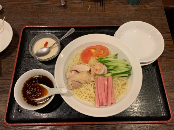 「五目冷やし中華（醤油たれ）」@泰山亭の写真