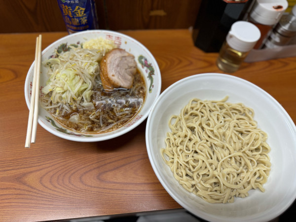 「つけ麺小ニンニクヤサイ」@ラーメン二郎 亀戸店の写真