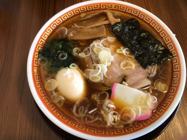 「中華そば➕味玉子➕焼飯」@中華そば やませんの写真