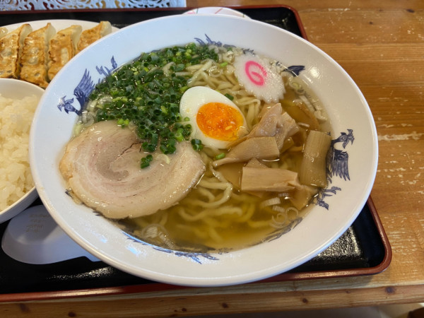「佐野ラーメンセット(1300円)」@宇都宮餃子館 健太餃子 東口店の写真