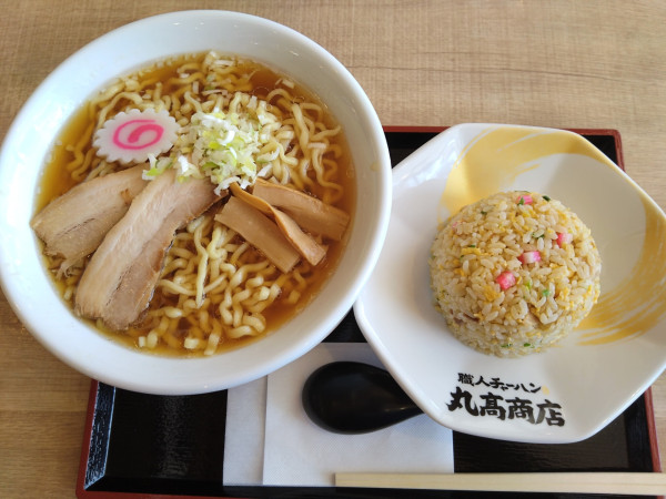 「Aランチ喜多方ラーメン&チャーハン」@職人チャーハン 丸髙商店 大田原総本店の写真