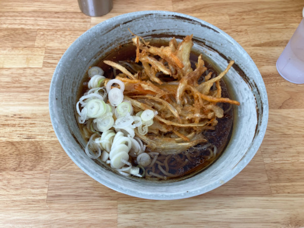 「かき揚げそば大盛り」@笠置そばの写真