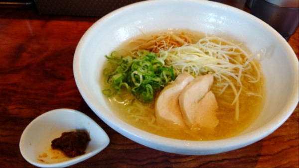 「冷やし鶏そば」@鶏そば 一瑳の写真