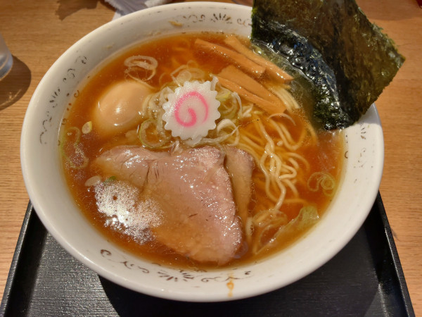 「味玉中華そば」@中華そば 勝本の写真