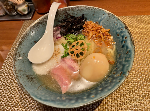 「【限定】ニボコン(塩)＋味玉」@麺処 はら田の写真