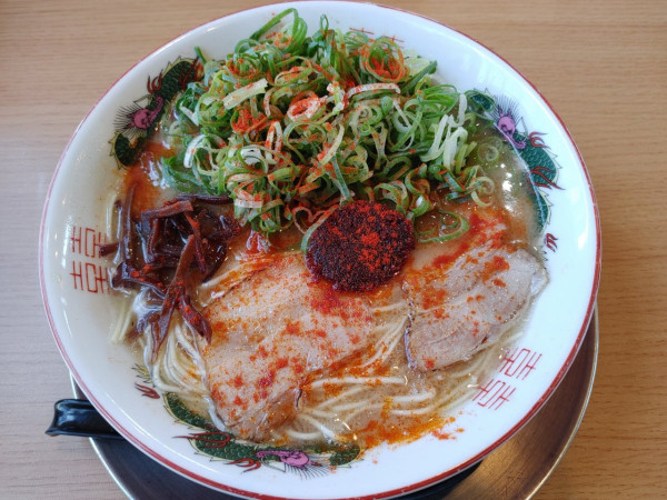 「赤ラーメン」@博多麺道楽の写真