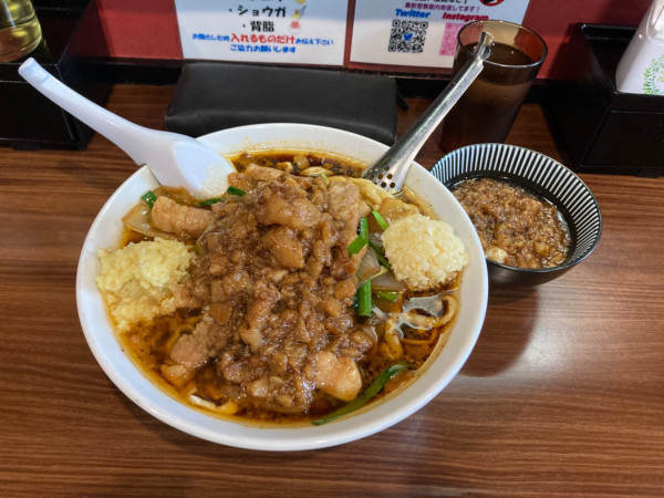 「スタ満ソバ+アブラまさお1060円」@元祖スタミナ満点らーめん すず鬼 熊谷うえちゃん店の写真