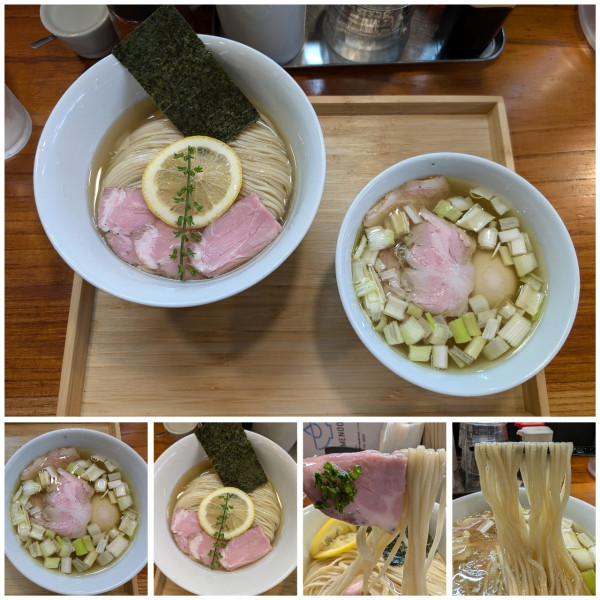 「昆布水つけめん 塩 並」@アメノオトの写真