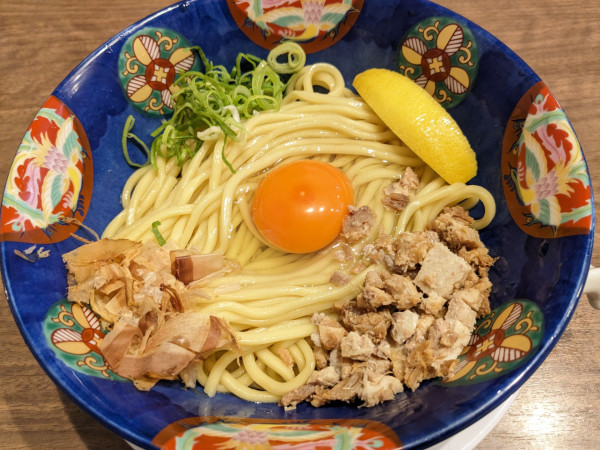 「TKM タマゴかけ麺」@らぁ麺 ひよこの写真