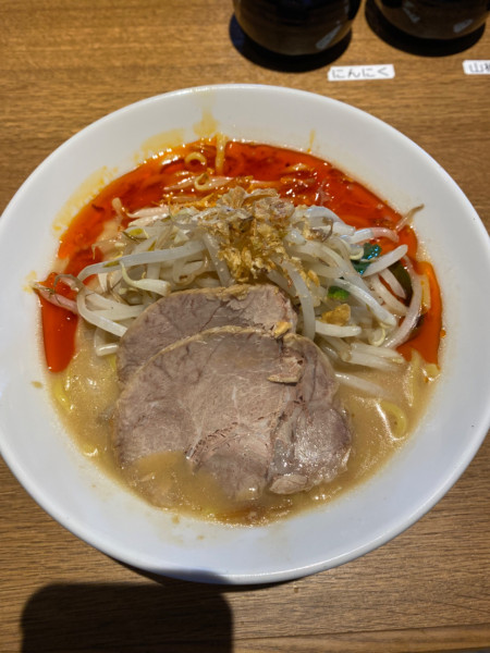 「辛味噌ラーメン＋ライス」@味噌虎の写真