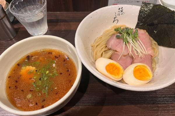 「鶏白湯特製つけ麺」@麺屋 藤しろ 三軒茶屋店の写真