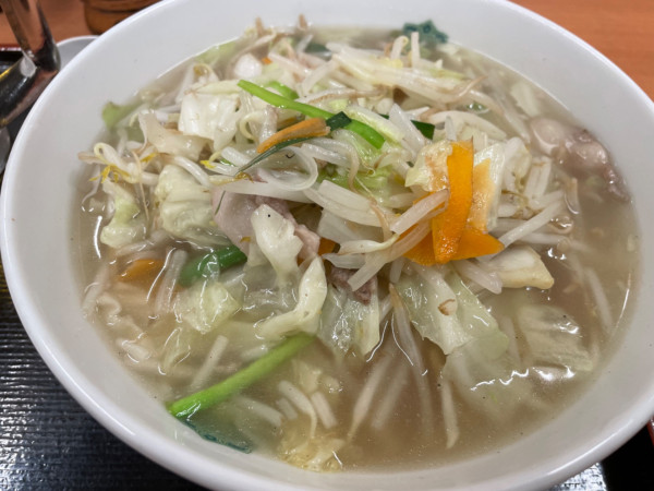 「野菜たっぷりタンメン」@日高屋 金沢文庫東口店の写真