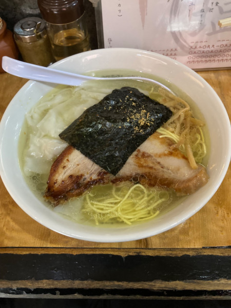 「塩ワンタンそば」@塩そば 桑ばらの写真