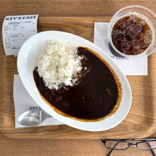 「ローストスパイスビーフカレー」@KEY’S CAFÉ 町田市役所店の写真