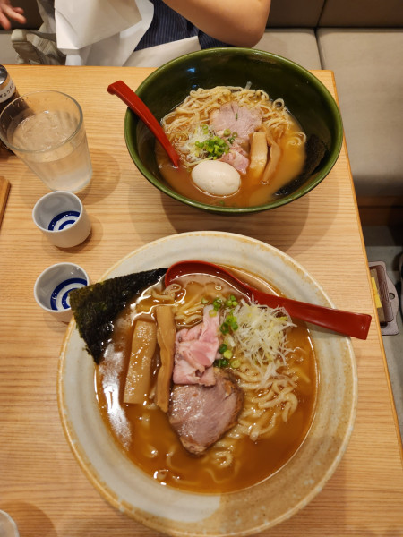 「焼きあご塩らー麺大盛」@焼きあご塩らー麺 たかはし 越谷レイクタウン店の写真