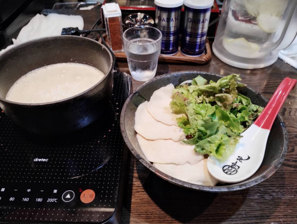 「濃厚鶏白湯つけ麺（塩）」@麺屋 時茂 西川口店の写真