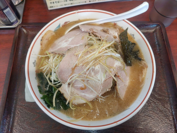 「味噌ネギチャーシュー麺  ﾒﾝﾏ抜き」@ラーメンハウス 西谷の写真