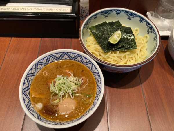 「特製二代目つけめん 300g」@めん徳二代目つじ田 麹町店の写真