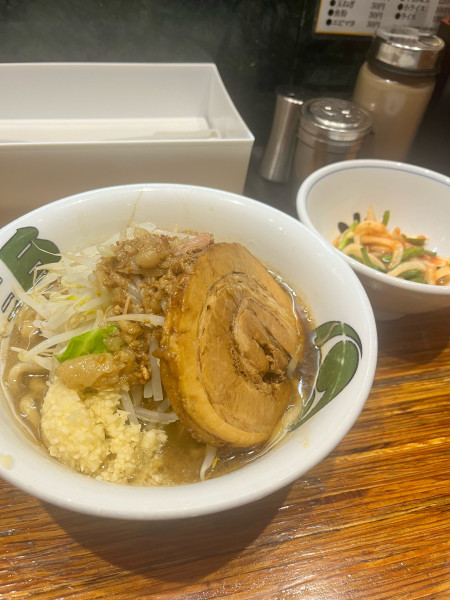 「雷そば　ミニ」@雷 松戸駅東口店の写真