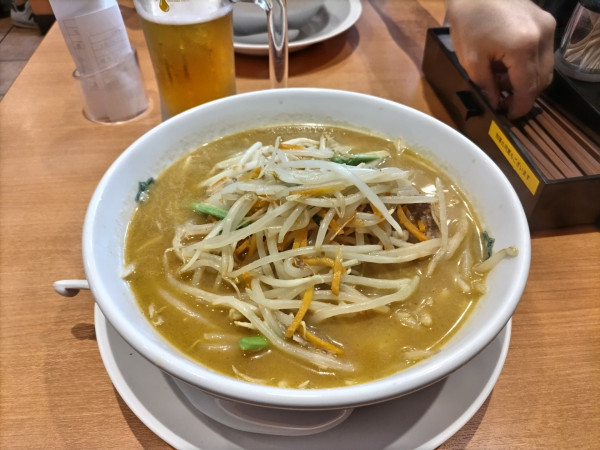 「味噌ラーメン」@日高屋 辻堂南口店の写真