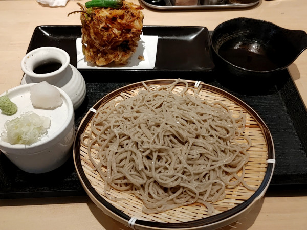 「かき揚げせいろ（1,000円）」@手打蕎麦 フジサン 福舞製麺所の写真