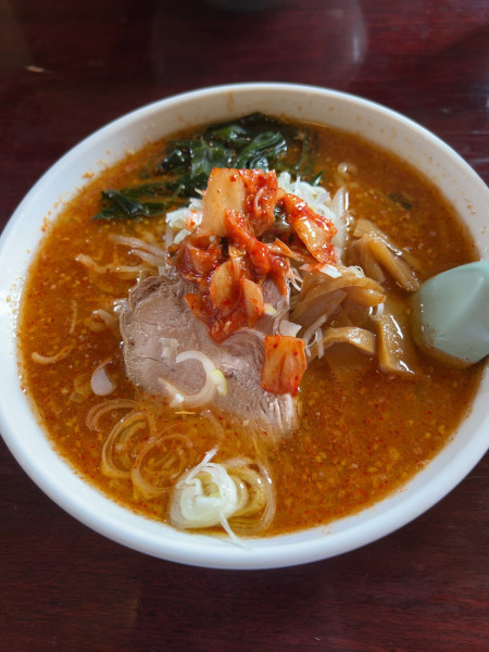 「みそキムチラーメン（1,000円）」@ラーメンレストラン 花の館の写真