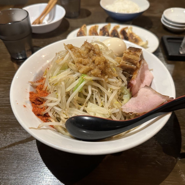 「汁なし二郎系」@麺処 青野の写真