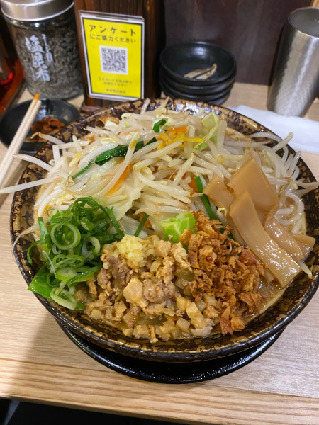 「吟醸味噌ラーメン　野菜入り」@吟醸味噌ラーメン まごころ亭の写真