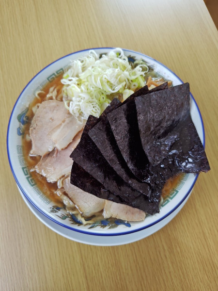 「中華そば+チャーシュー+のり増し+ネギ増し」@ケンちゃんラーメン 古河店の写真
