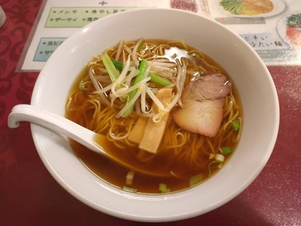 「ラーメン750円」@中華料理大陸の写真