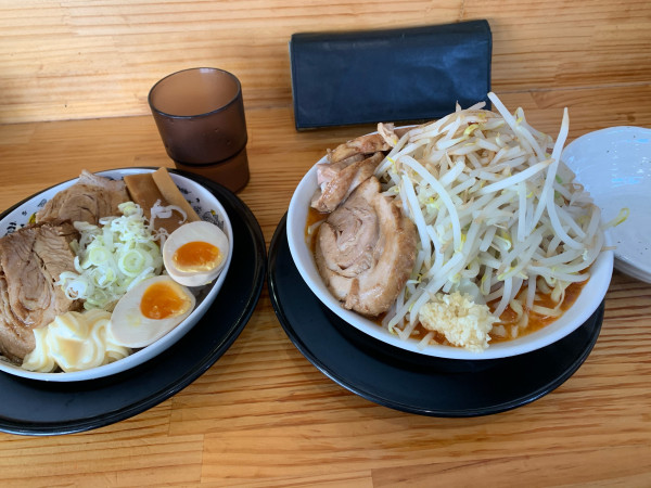 「味噌ラーメン　チャーシュー丼」@麺屋 とん嬉の写真