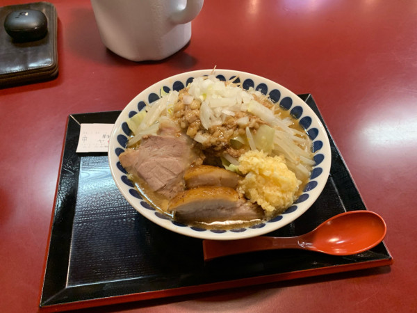 「豚そば」@らぁ麺処 蓮の華の写真