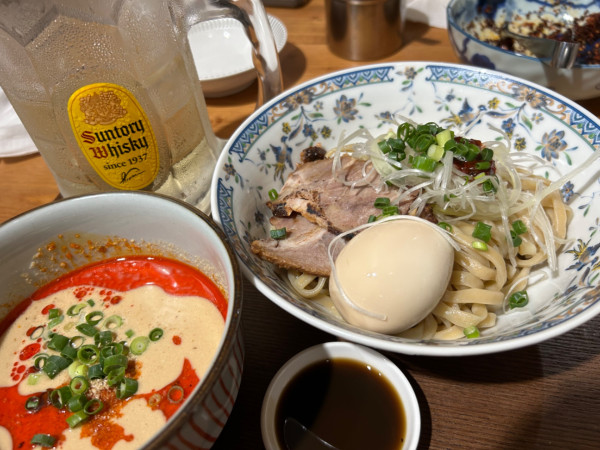 「冷やし坦々つけ麺1000円+他いろいろ」@POT 東久留米店の写真