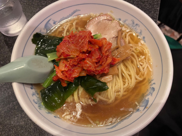 「キムチラーメン850円」@つけ麺みなみの写真