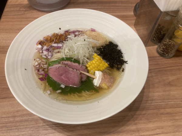 「ニボコン（塩）」@麺処 ほん田 秋葉原本店の写真