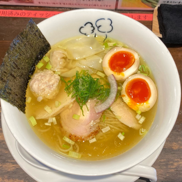 「特製鶏の塩らーめん ¥1,500」@鶏喰～TRICK～の写真