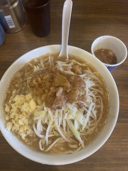 「ラーメン(豚なし300g)」@男気らーめん アカギの写真