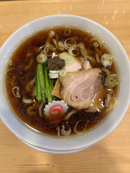 「ポルチーニ香る中華そば950円」@メンドコロ天鳳の写真