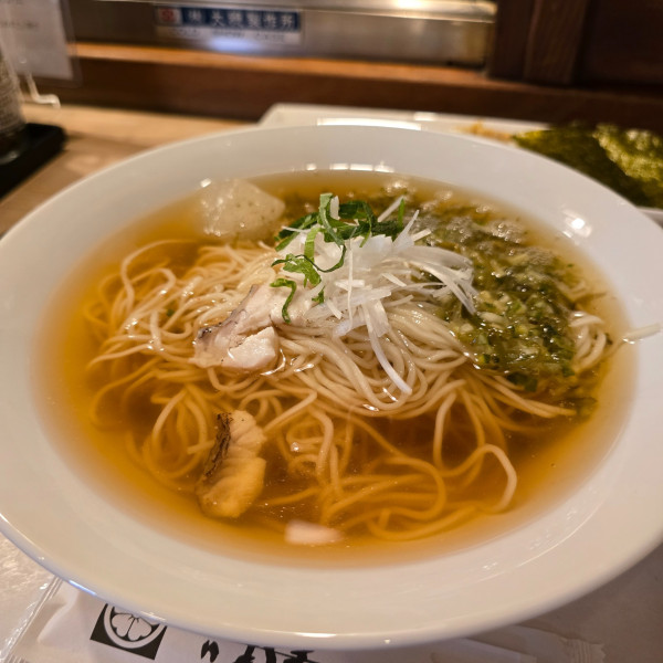 「冷やし鯛「だし」がけ生姜醤油風味」@吉野寿司の写真