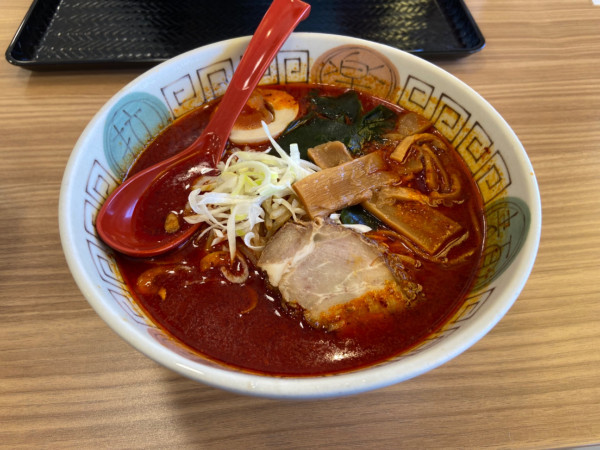 「とんこつ味噌(辛口)(825円h」@とんこつらーめん 火神 山新グランステージつくば店の写真